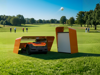 Wie widerstandsfähig sind die Idea Mower Garagen für Mähroboter wirklich? Unser Test mit Golfbällen und Fußbällen