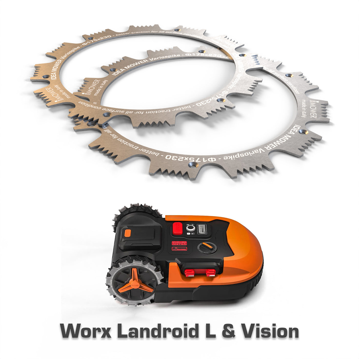 VarioSpike - Zahnräder für Worx Landroid L & Vision