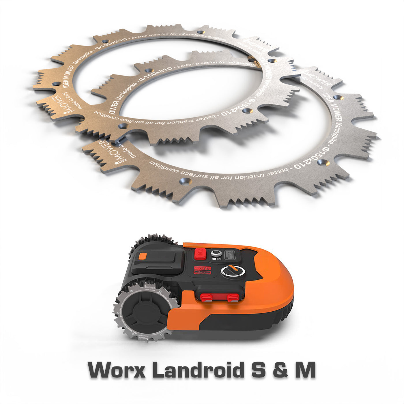 VarioSpike - Zahnräder für Worx Landroid S & M