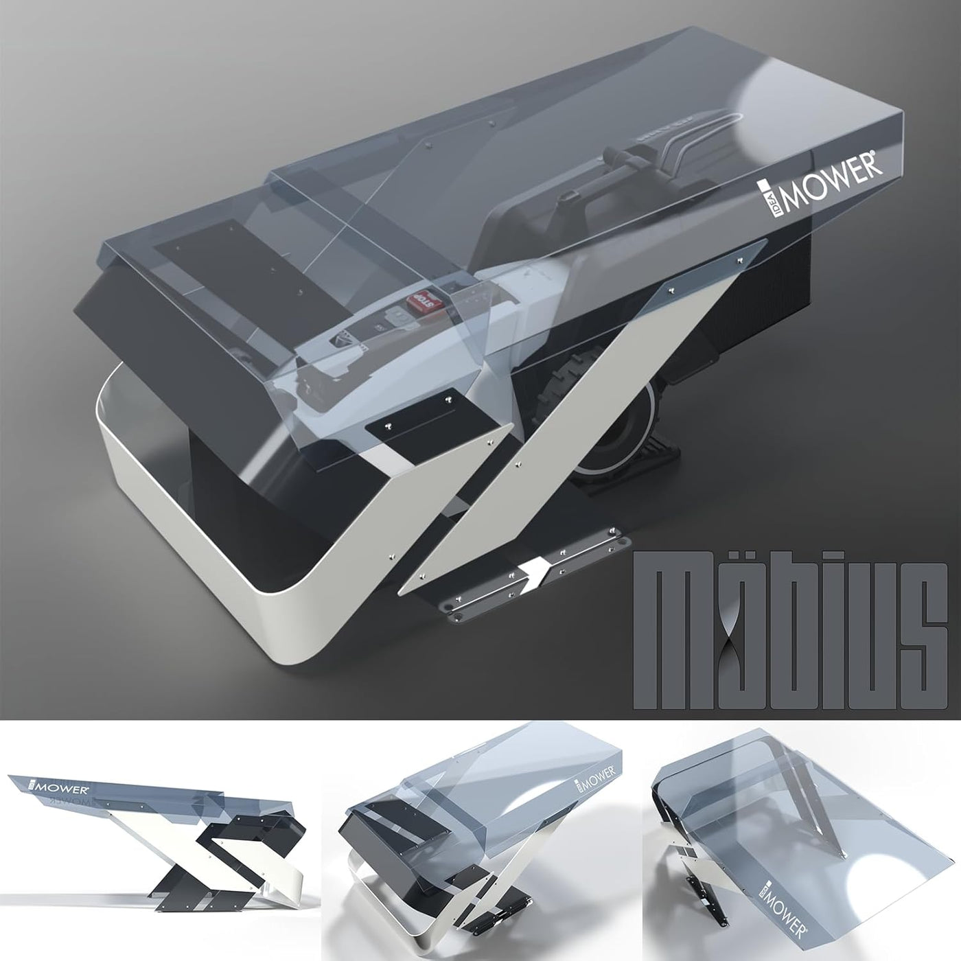 Möbius-Garage für Mammotion YUKA Mähroboter / Kehrmaschine